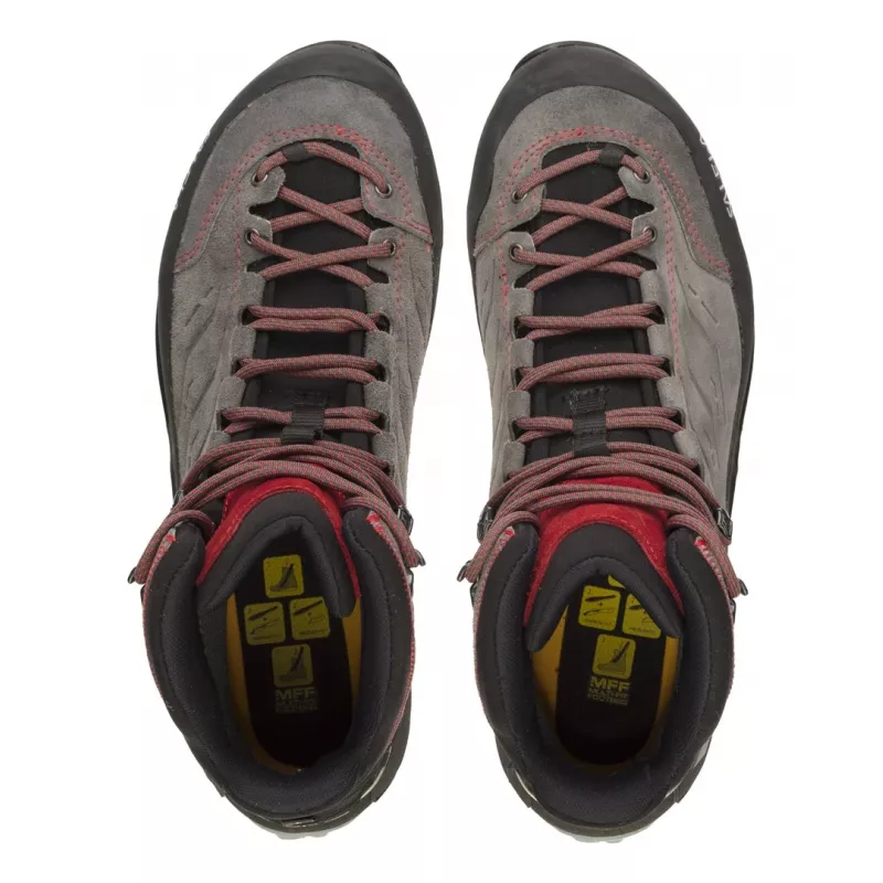 Salewa MTN Trainer Mid GTX Male Adult Charcoal, Grau, Rot