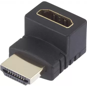 SpeaKa Professional HDMI-Adapter [1x HDMI-Stecker – 1x HDMI-Buchse] 270° nach oben abgewinkelt, vergoldete Steckkontakte SpeaKa Professional (SP-7870128)