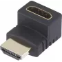 SpeaKa Professional HDMI-Adapter [1x HDMI-Stecker – 1x HDMI-Buchse] 270° nach oben abgewinkelt, vergoldete Steckkontakte SpeaKa Professional (SP-7870128)