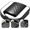 Toaster Sandwich Maker Maestro MR-709 3in1 750W – Sandwichpresse, Grill- & Waffelplatten, weiß
