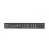 Unmanaged Switch LANBERG RSFE-16P-2C-250 — 18-Port Gigabit, 16x PoE+ (30W), 2x SFP, 250W, 1U, Metall, Rackmontage