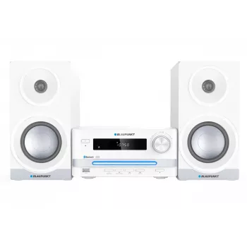 Home Audio Mikrosystem BLAUPUNKT MS16BT 15 W, CD/USB/MP3, Bluetooth, FM RDS, Weiß