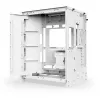 PC-Gehäuse NZXT H9 Flow Midi Tower Weiß – ATX/EATX/Micro ATX/Mini-ITX, 3x140mm vorne, 1x120mm hinten, 2x3,5 Zoll & 6x2,5 Zoll Schächte, gehärtetes Glas
