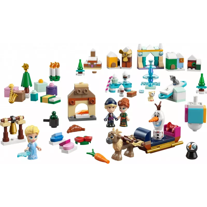 Bauspielzeug LEGO Disney Frozen Adventskalender 2025 Set 43273 — 231 Teile, 4 Minifiguren, Alter 5+