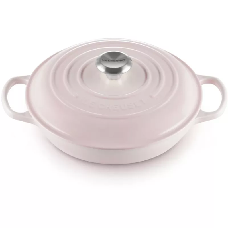 Le Creuset Signature 26 cm Gourmet Professional Bräter Rosa