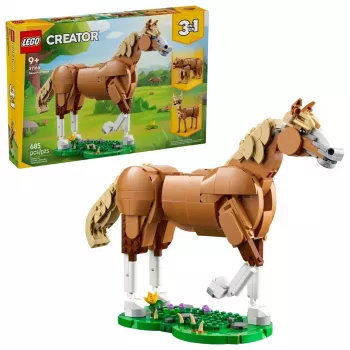 Bauspielzeug LEGO Creator 3-in-1 Prächtiges Ross 31166 – 685 Teile, ab 9 Jahren, Modellgröße 80×240×230 mm