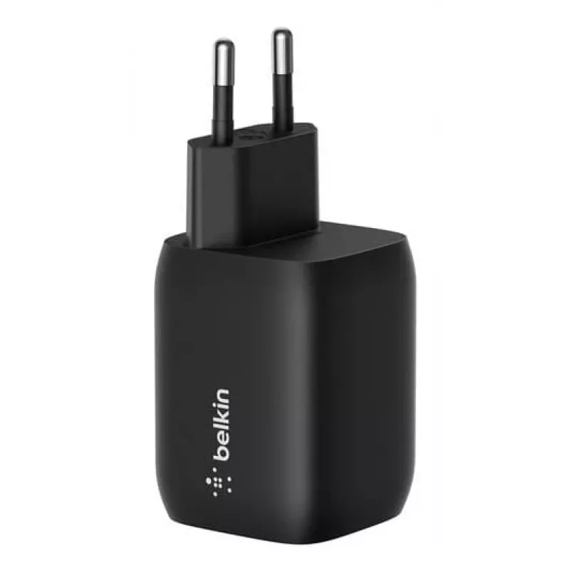 USB-C Dual-Ladegerät Belkin ENA007KQBK 65W – Dual-USB-C-PD-Ladefunktion für Laptops und Mobilgeräte