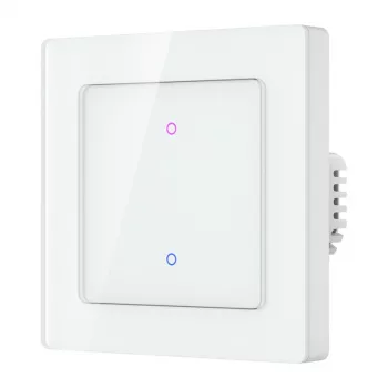Wandmontierter WiFi-Touch-Lichtschalter Avatto TS20-EU-W2 — 2-fach, weiß