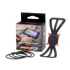 Einstellbarer Telefonhalter deeper ITGAM0003 — Angelruten-Telefonhalterung, Silikon, für 3,5–5 Zoll Handys, 280 mm, schwarz