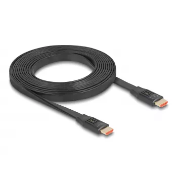 HDMI-Kabel DeLOCK 81003 3m HDMI Typ A Stecker 48 Gbit/s Schwarz