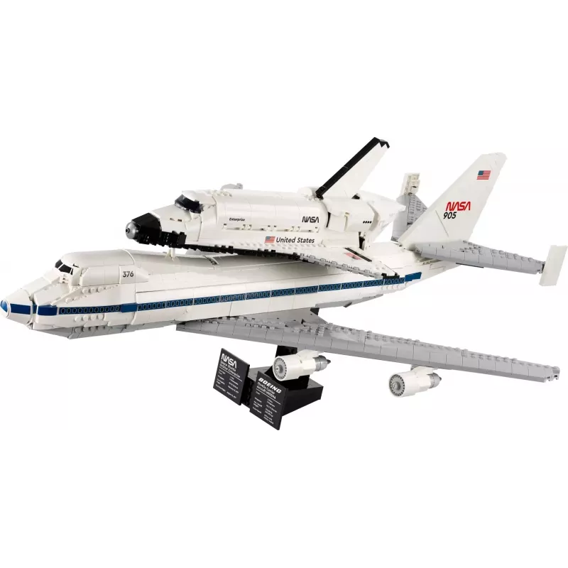 LEGO Icons Shuttle Aircraft 10360 Bauset – 2417 Teile, 270 × 535 × 630 mm Ausstellungsmodell