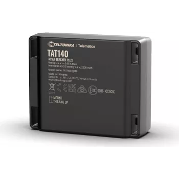 Asset-Tracker TELTONIKA TELEMATICS TAT100TSBAB0 — 2G-Universal-Tracker, schwarz, staub- und wasserbeständig, 0,128 GB Speicher, Micro-USB, 7,2 V LiSoCl2 Batterie, 115 g, 63×78 mm