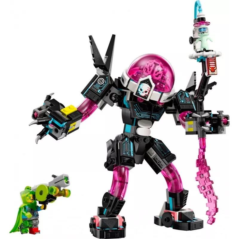 Konstruktionsspielzeug LEGO 71495 Mateo vs. Cyberbrain Mech – Spielset mit Minifiguren und baubarem Mech