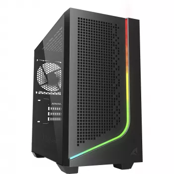 PC-Gehäuse Sharkoon J1000 ARGB mATX — Mid-Tower Micro-ATX-Gehäuse mit ARGB-Beleuchtung