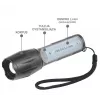Taschenlampe everActive FL600 — 600 lm, 10 W, Aluminiumgehäuse, IPX4, 130 mm, 3×AAA, rot