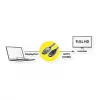 ROLINE Recycled Material Videokabel-Adapter 3 m DisplayPort HDMI Schwarz 11.45.5782