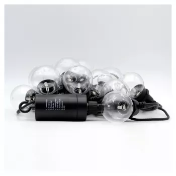 Lichterkette RealPower 463614 LED 12 Lampen warmweiß 4,9 m batteriebetrieben (AA)