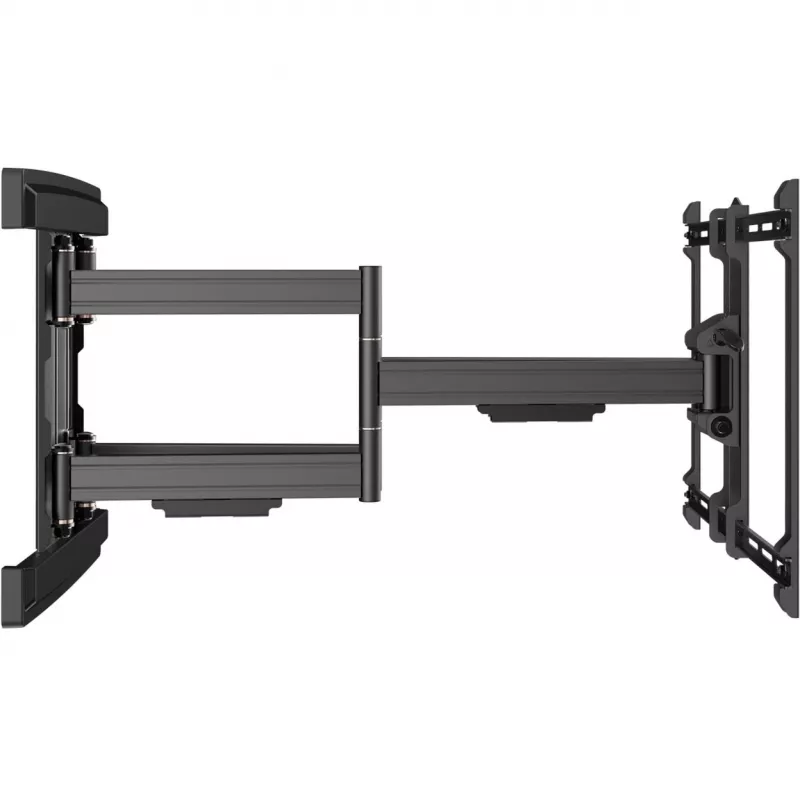 Goobay Pro TV-Wandhalterung Pro FULLMOTION (L) wide Range, Schwarz – für Fernseher von 94,00 cm (37) bis 177,80 cm (70) (94–178 cm), Full-Motion (schwenkbar und neigbar) bis 70 kg (499