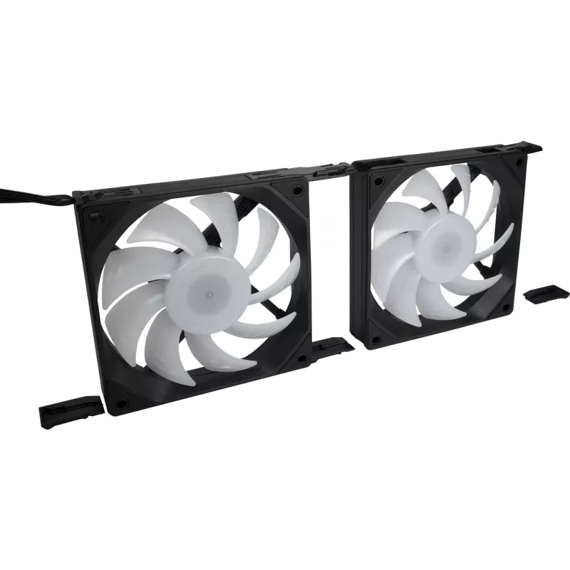 Computergehäuse-Lüfter INTER-TECH ES-011, 120 mm, schwarz, 1 Stk.