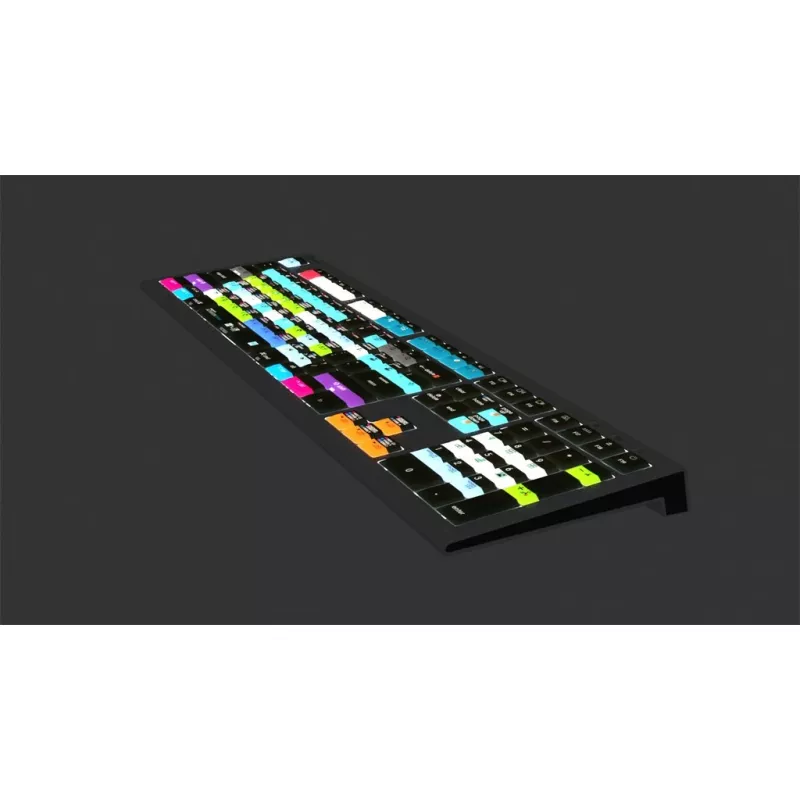 Logickeyboard Avid Media Composer Astra 2 Tastatur Universal USB QWERTY Deutsch Grau