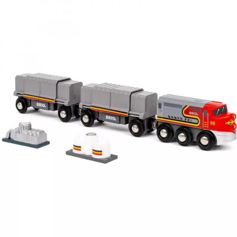 Train BRIO World Santa Fe Train Trains of the World Mehrfarbig