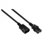 Good Connections IEC-Gerätestecker – Heißgerätestecker C14 auf C15 schwarz 5m