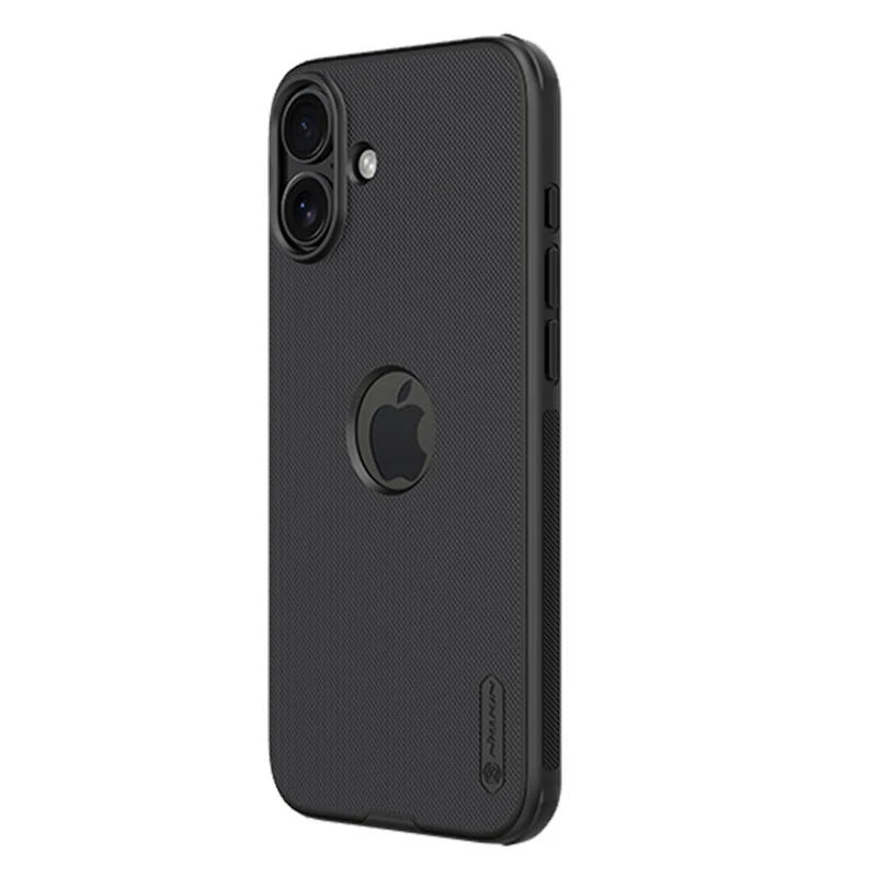 Schutzhülle Nillkin für iPhone 16 Plus Super Frosted Pro — schwarz, schlanke Hartschale
