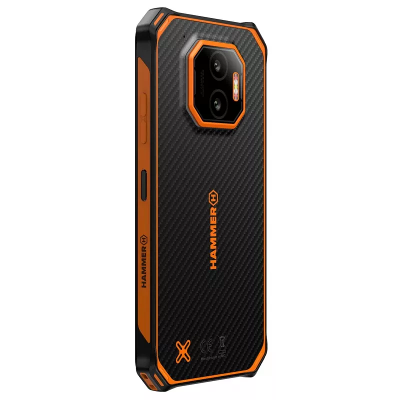 Smartphone HAMMER Energy X2 — Android 15, MediaTek Helio G81, 6.1 Zoll 1560×720 IPS, 6 GB RAM, 128 GB, Dual SIM, 4G, 50 MP, 5000 mAh, IP68