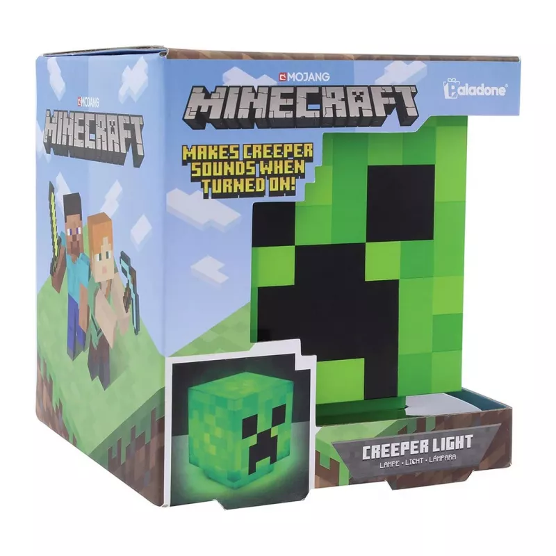 Paladone Minecraft Creeper 3D Design Leuchte PP6595MCFV3 — Tisch-/Pendelleuchte