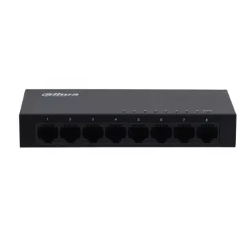 Dahua Technology SG1008-EUR Netzwerk-Switch Unmanaged L2 Gigabit Ethernet (10/100/1000) Schwarz