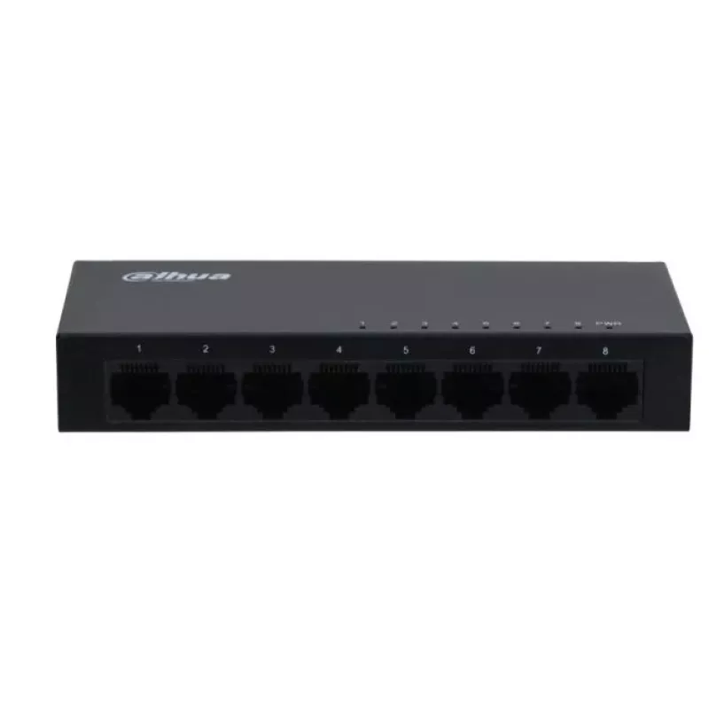 Dahua Technology SG1008-EUR Netzwerk-Switch Unmanaged L2 Gigabit Ethernet (10/100/1000) Schwarz
