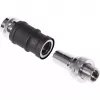 Alphacool Quick Disconnect Set BLH1A IG-IG mit Schott-Anschluss – Schnellkupplungspaar für G½/G1/4-Anschlüsse