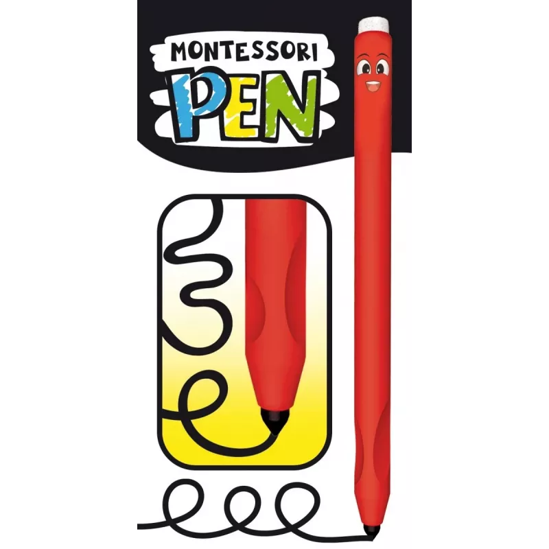 Montessori Stift Schreibschule Lernset mit 18 Tafeln