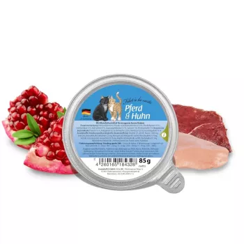GRANATAPET Filet á la carte Pferd mit Huhn - Nassfutter für Katzen - 85g