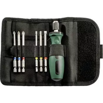 Metabo 626723000 Bit-Rolltasche SP Schraubendreher-Bitsatz, 7-teilig
