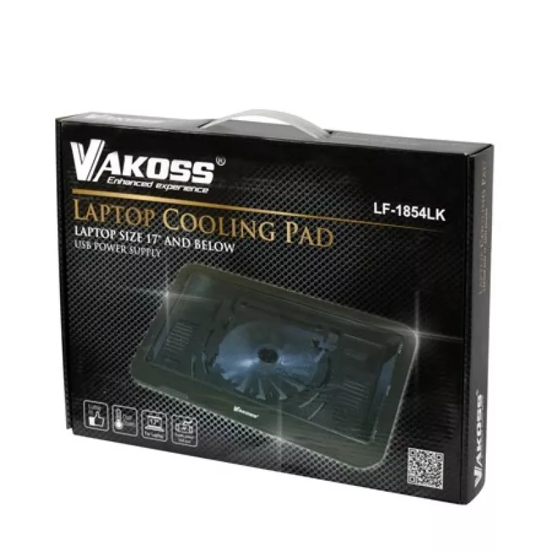 Vakoss LF-1854LK Notebook-Kühlpad 43,2 cm (17) Schwarz