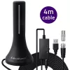 Fernsehantenne QOLTEC TV DVB-T/T2 Qoltec (Innen-/Außenbereich) Modell 57065