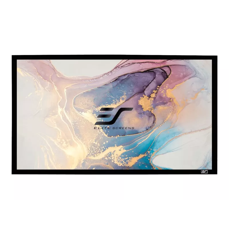Elite Screens | SableFrame Serie | ER120WH1 | Diagonale 120 Zoll | 16:9 | Bildschirmbreite (B) 266 cm | Schwarz