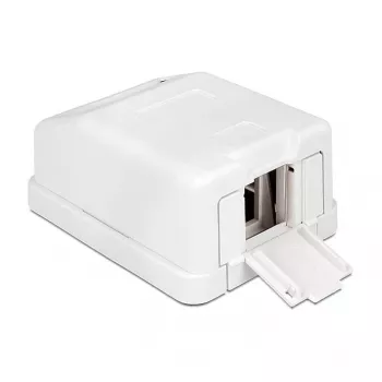Elektrogehäuse DeLOCK 86235 Weiß Breite 65 mm Tiefe 47 mm Höhe 29 mm