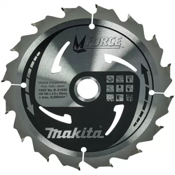 Makita M-Force - Kreissägeblatt - für Holz - 165 mm - 16 Zähne (B-31930)