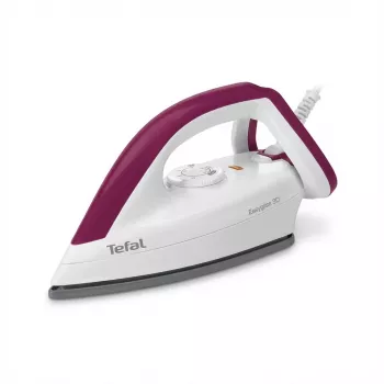 Tefal EasyGliss FS4030 Trockenbügeleisen Durilium-Bügelsohle 1200 W Burgund, Weiß