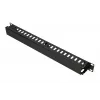 Kabelmanagement-Panel Extralink Kabel MANAGER WITH METAL COVER Schwarz Metall 48,3 cm
