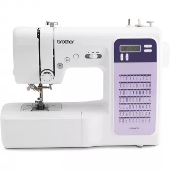Nähmaschine Brother FS70WTx — 70 Stichmuster, LCD-Anzeige, 750 SPM, 5 mm Länge, 7 mm Breite
