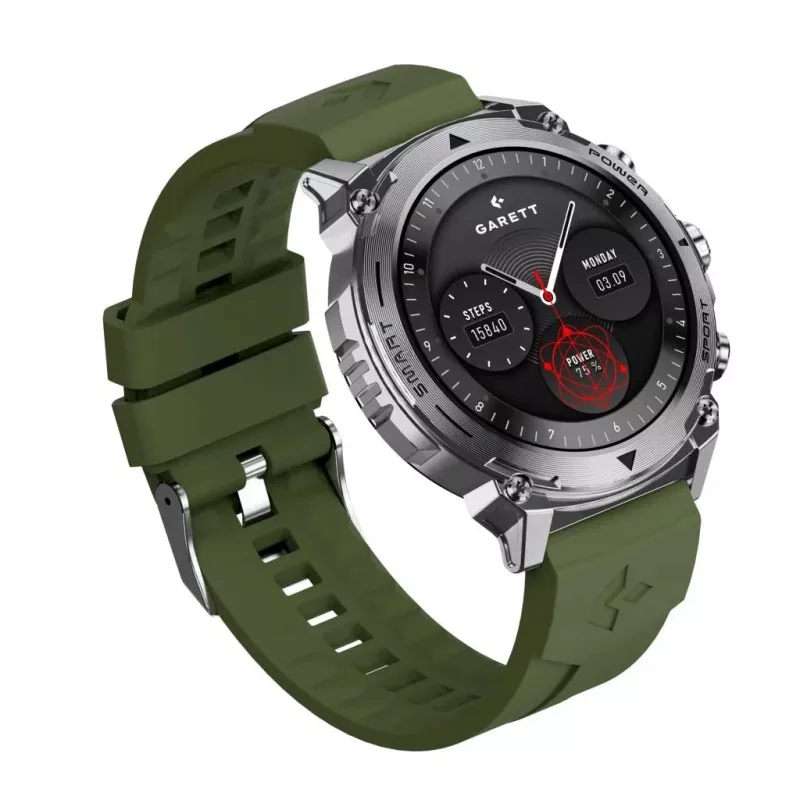 Smartwatch Garett Atom Silver Steel