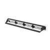 Patchpanel 1U LANBERG PPUA-1024-B, 24 Ports, Cat6a, U/UTP, 1U Rack, Tiefe 102 mm, Metall, schwarz