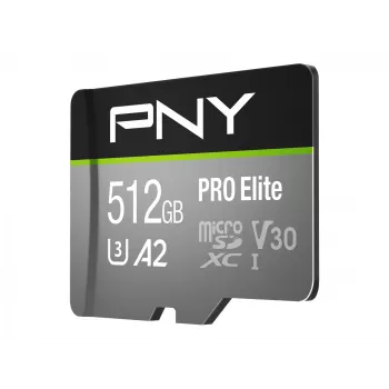 Flash-Speicher PNY 512GB microSDXC Class 10 P-SDUX512U3100PRO-GE