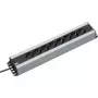 Power Extension Bachmann 300.002 2m 12 AC Outlets Schwarz Grau