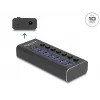 DeLOCK 64326 Interface Hub USB 3.2 Gen 2 (3.1 Gen 2) Type-C 10000 Mbit/s Schwarz