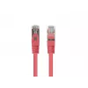 Patchkabel LANBERG PCF6-20CC-0100-R RJ45 Cat.6 1M Rot