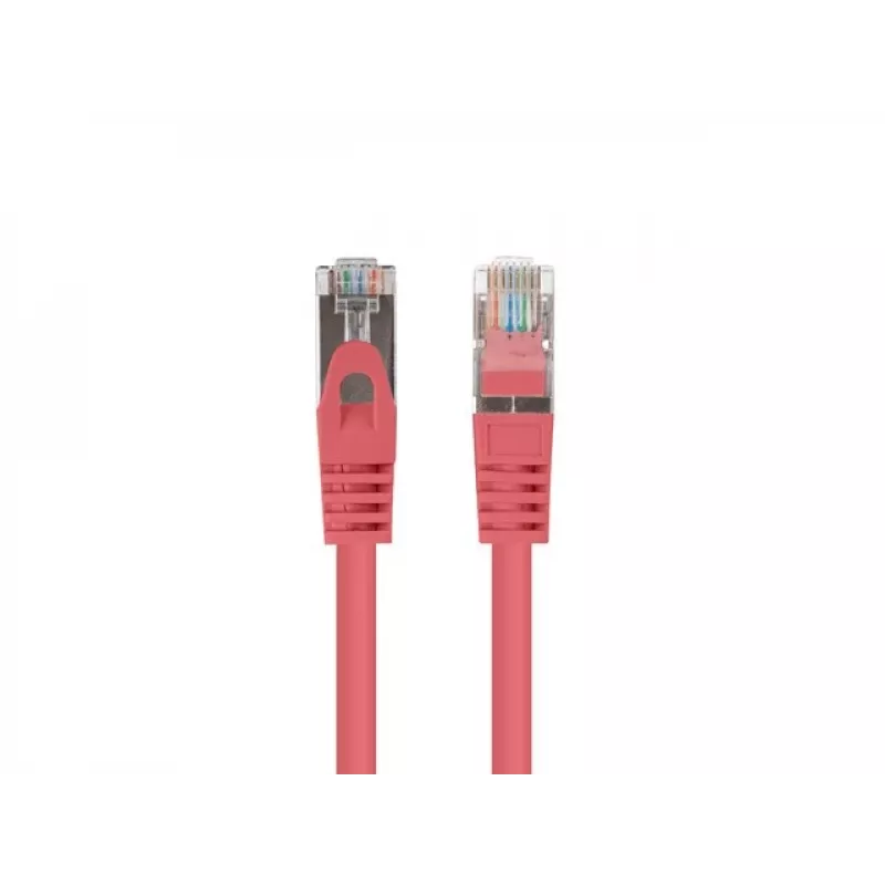 Patchkabel LANBERG PCF6-20CC-0100-R RJ45 Cat.6 1M Rot